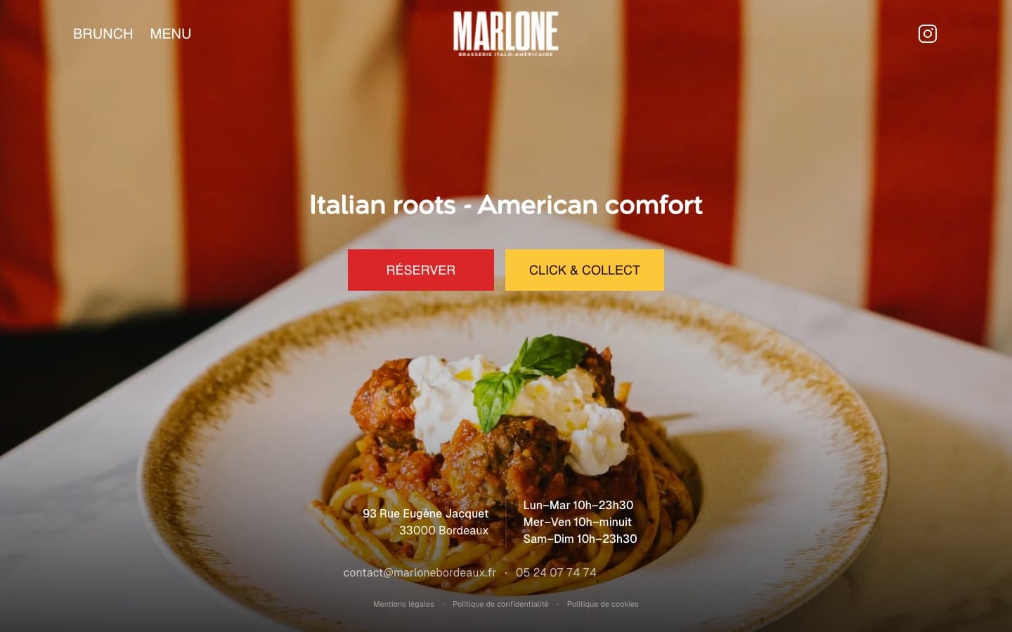 Aperçu du site Marlone